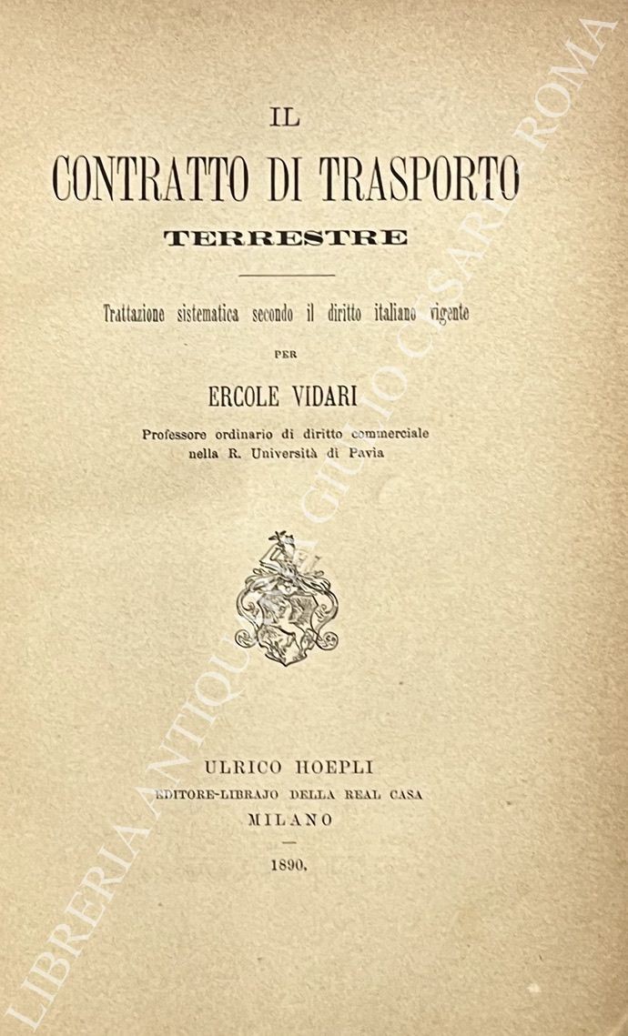 Il contratto di trasporto terrestre