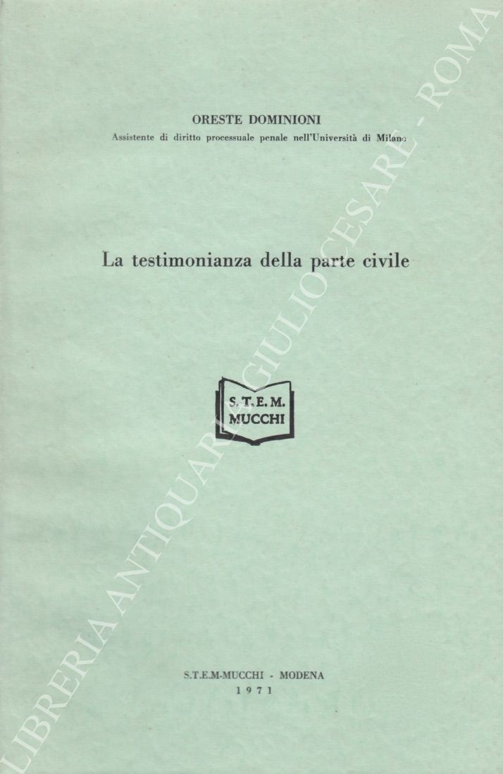 La testimonianza della parte civile