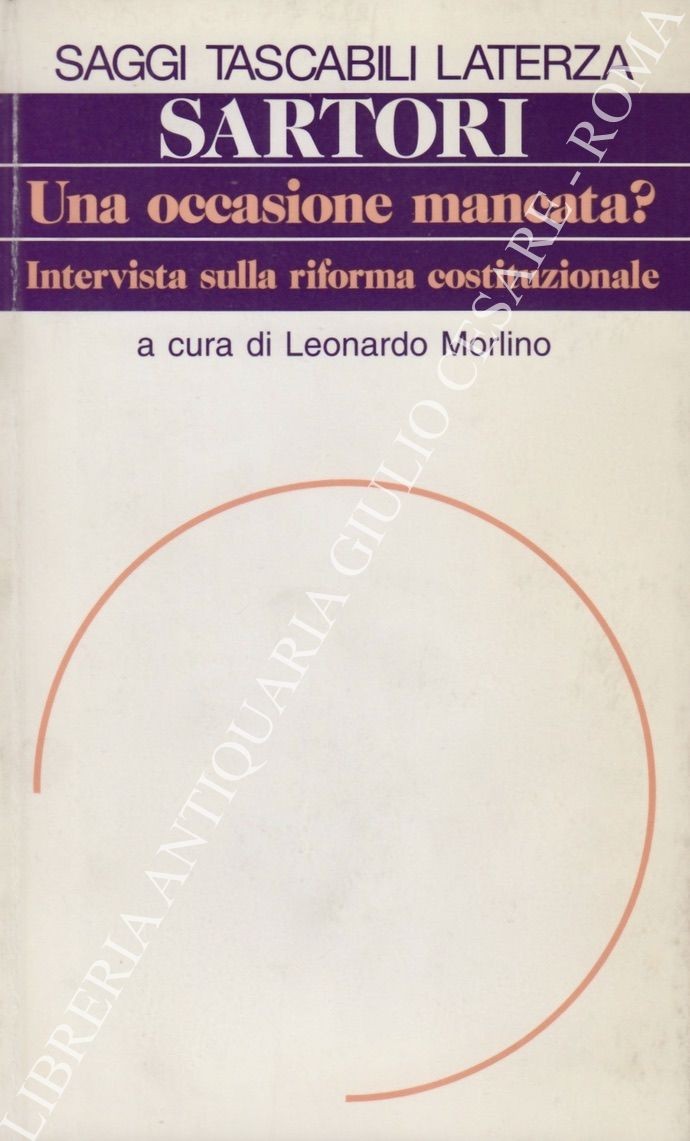 Una occasione mancata?