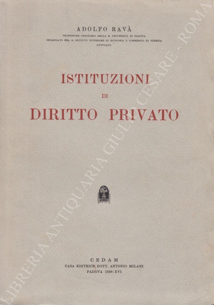 Istituzioni di diritto privato