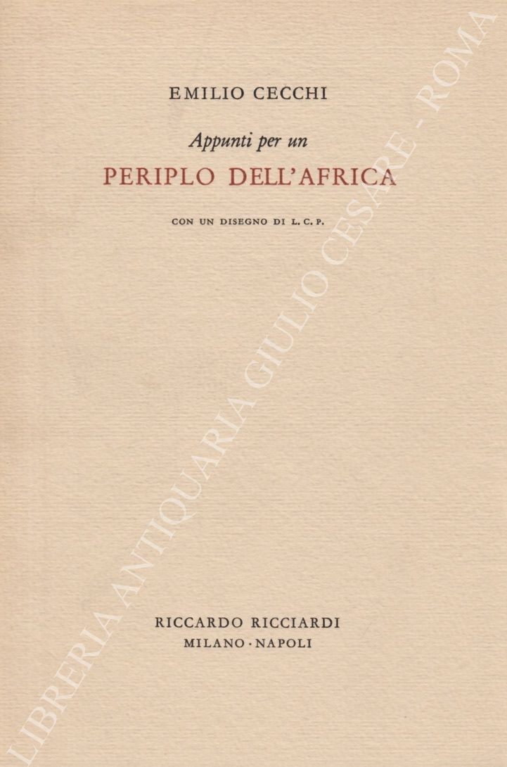 Appunti per un periplo dell'Africa