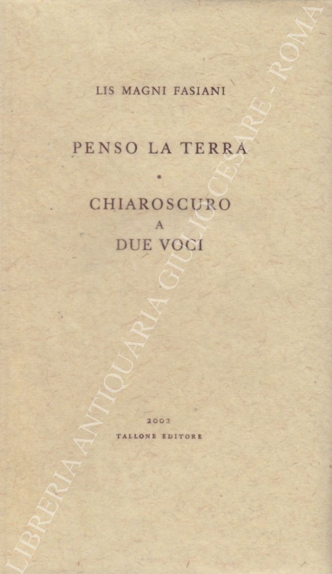 Penso la terra - Chiaroscuro a due voci