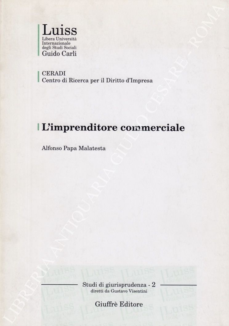 L'imprenditore commerciale