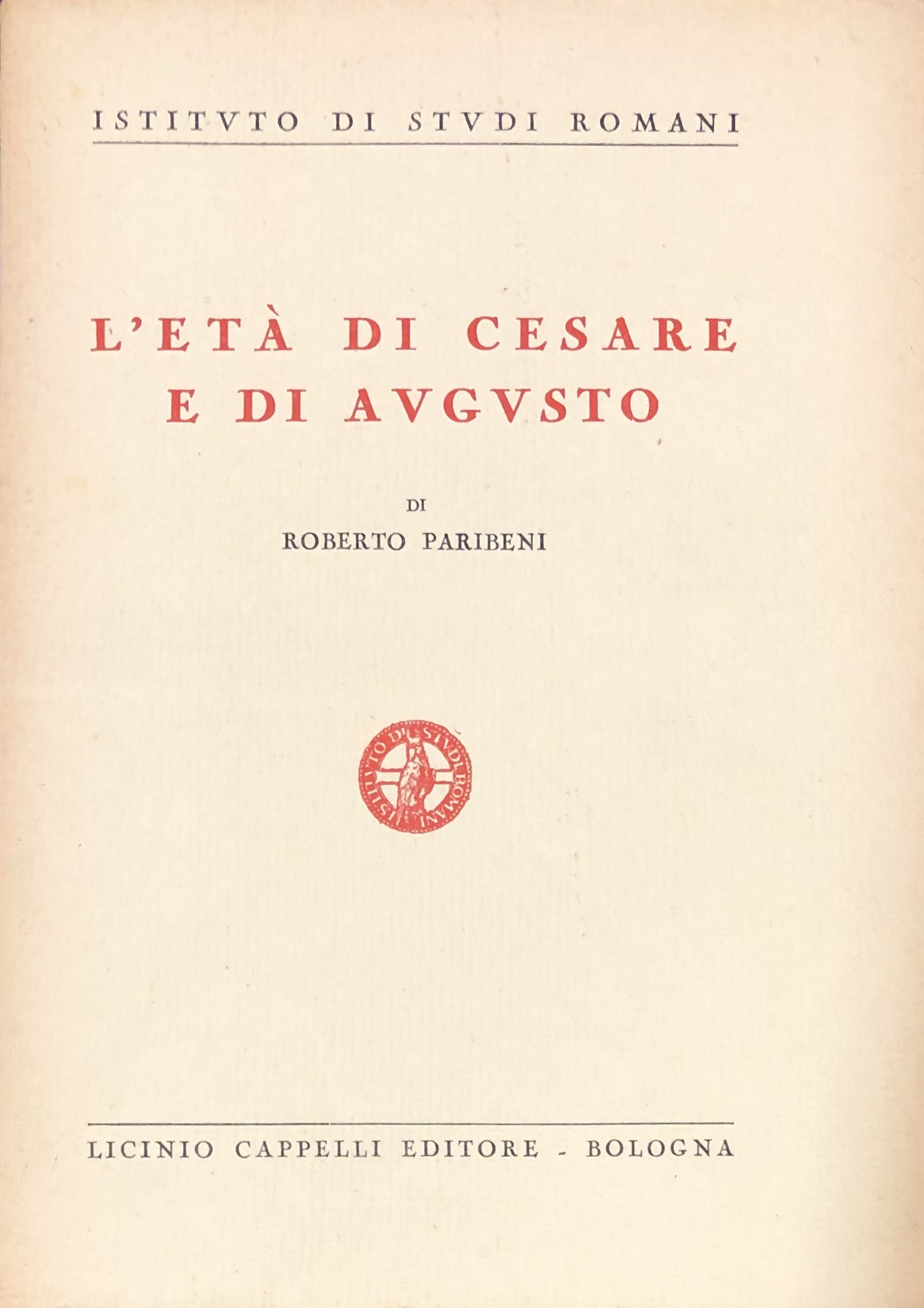 L'età di Cesare e di Augusto