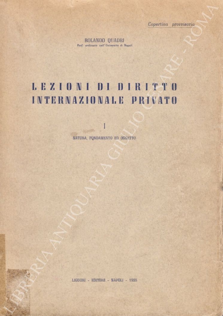 Lezioni di diritto internazionale privato