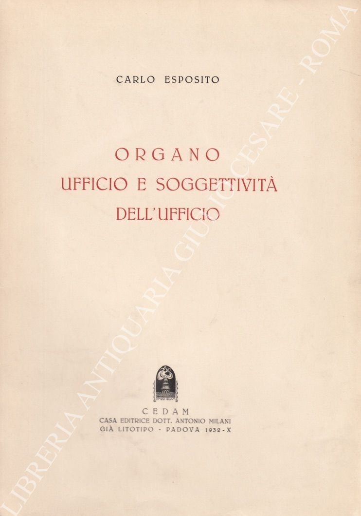 Organo ufficio e soggettività dell'ufficio