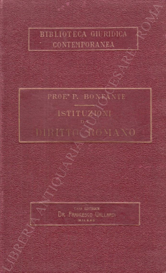 Istituzioni di diritto romano