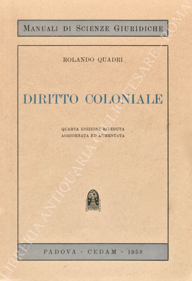 Diritto coloniale