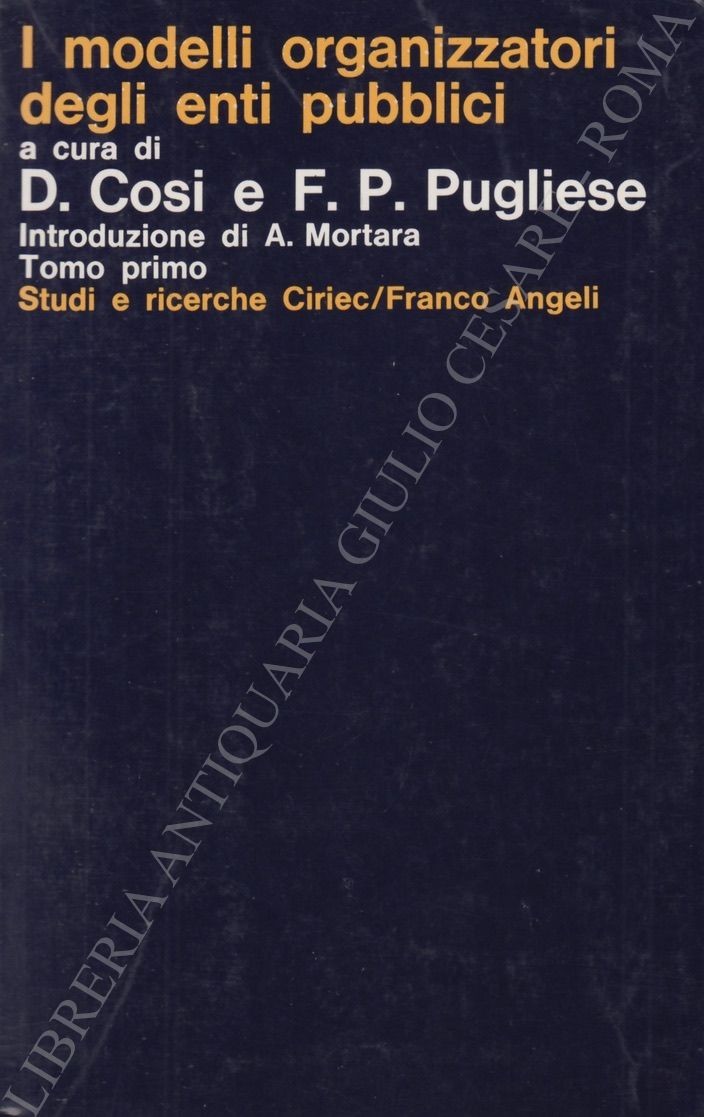 I modelli organizzatori degli enti pubblici