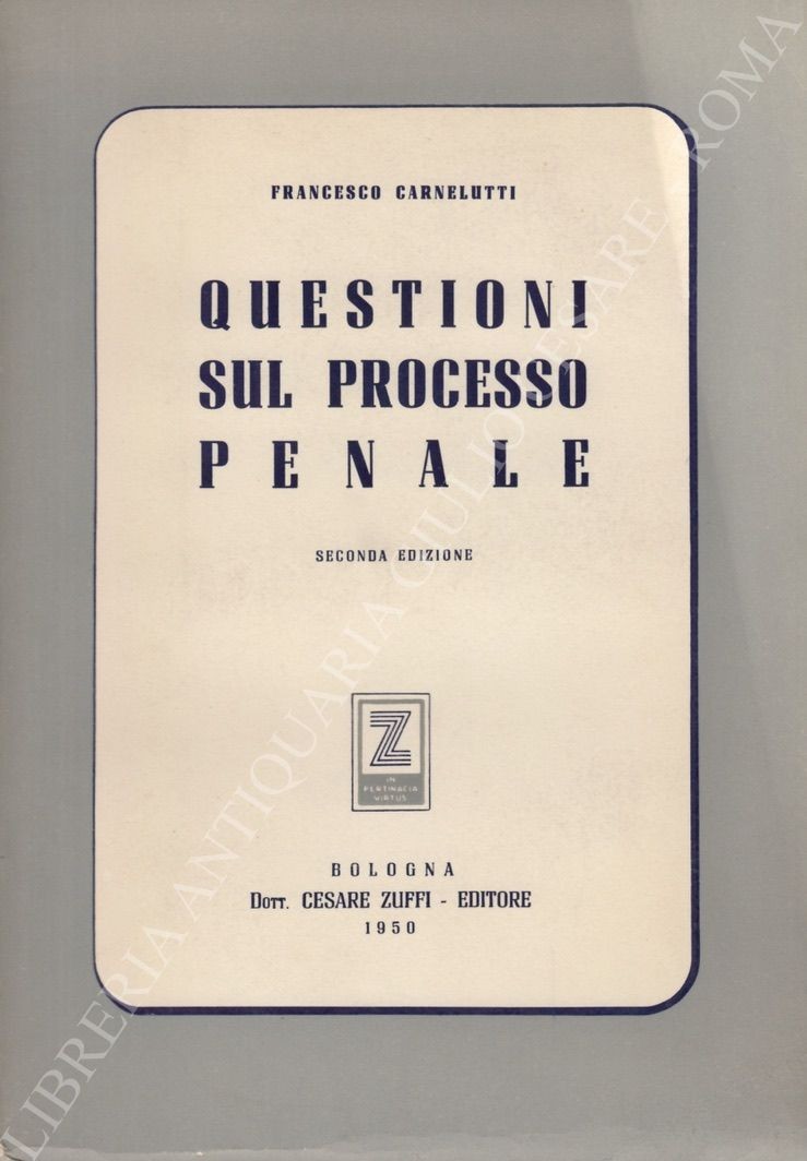 Questioni sul processo penale