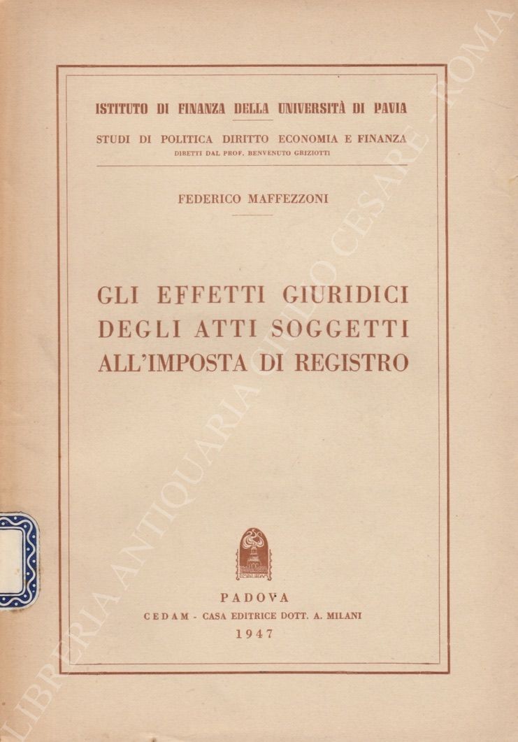 Gli effetti giuridici