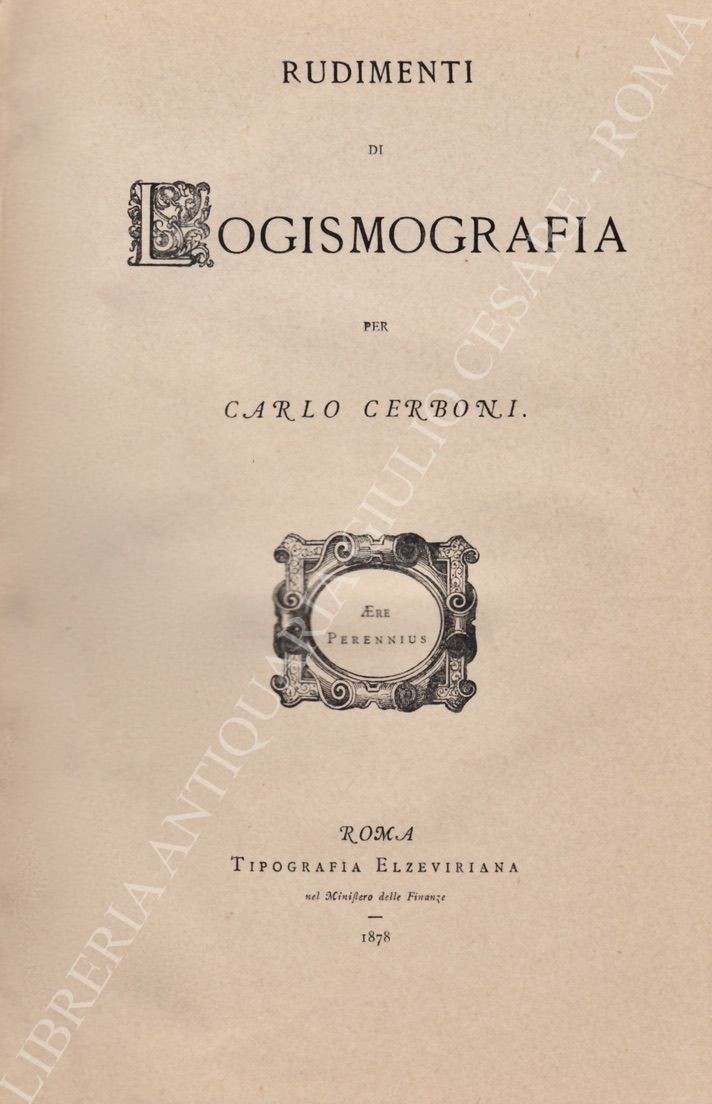 Rudimenti di logismografia