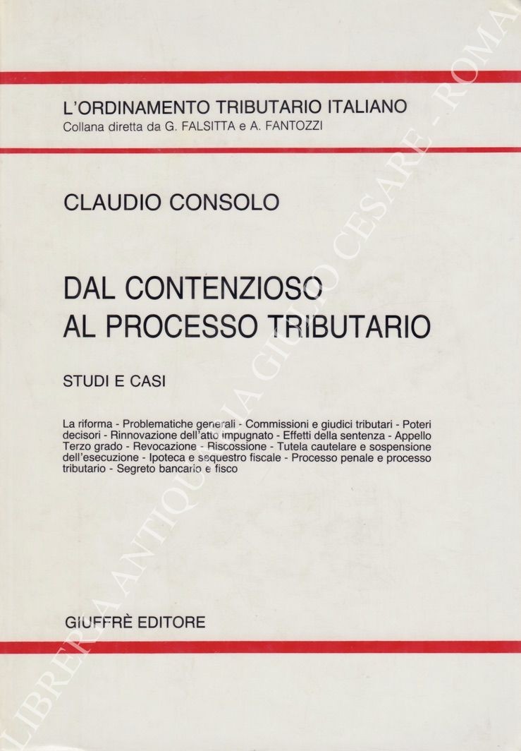 Dal contenzioso al processo tributario