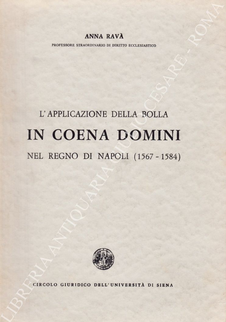 L'applicazione della bolla in coena domini 