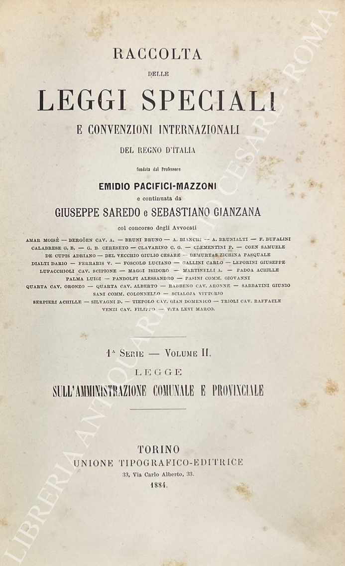La nuova legge sulla amministrazione comunale e provinciale