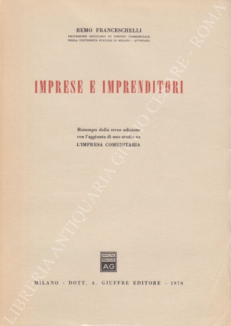 Imprese e imprenditori