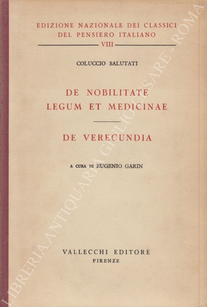 De nobilitate legum et medicinae. De Verecundia