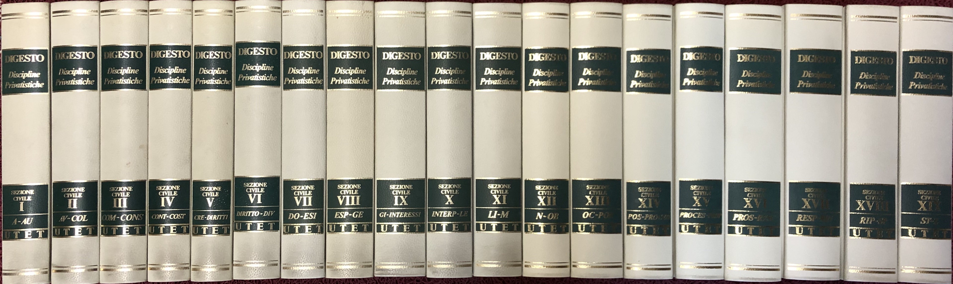 Digesto. Quarta edizione. Discipline privatistiche. Sezione civile
