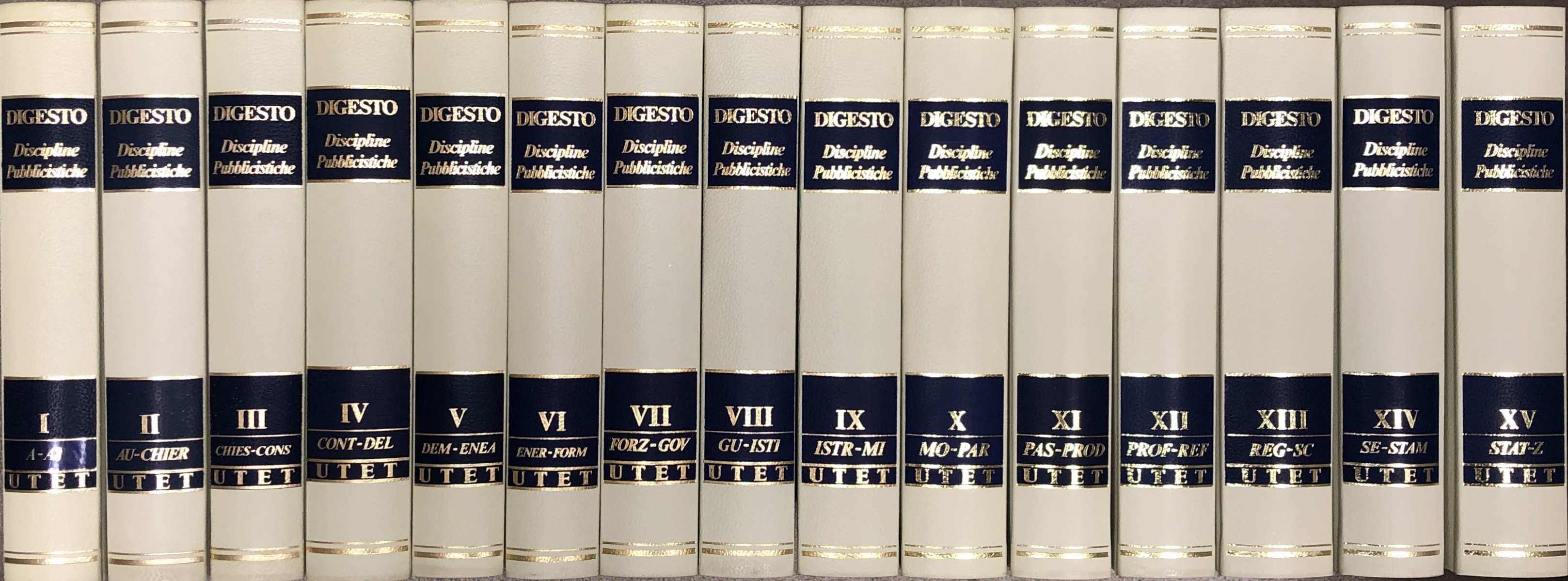 Digesto. Quarta edizione. Discipline pubblicistiche