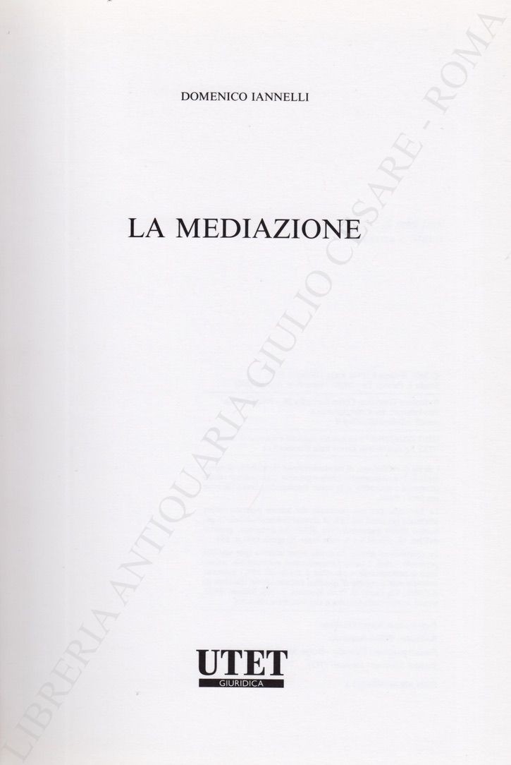 La mediazione