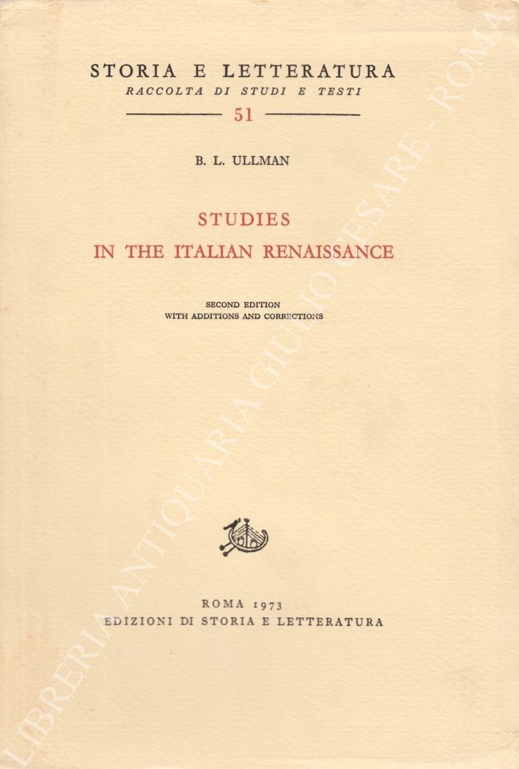 Studies in the Italian Renaissance