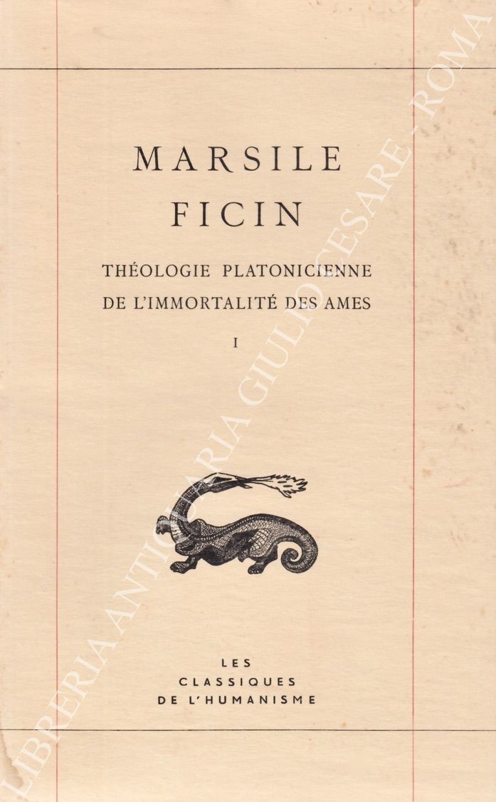 Theologie Platonicienne de l'Immortalite des ames