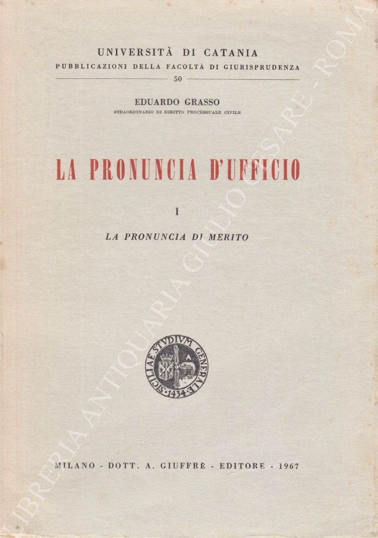 La pronuncia d'ufficio