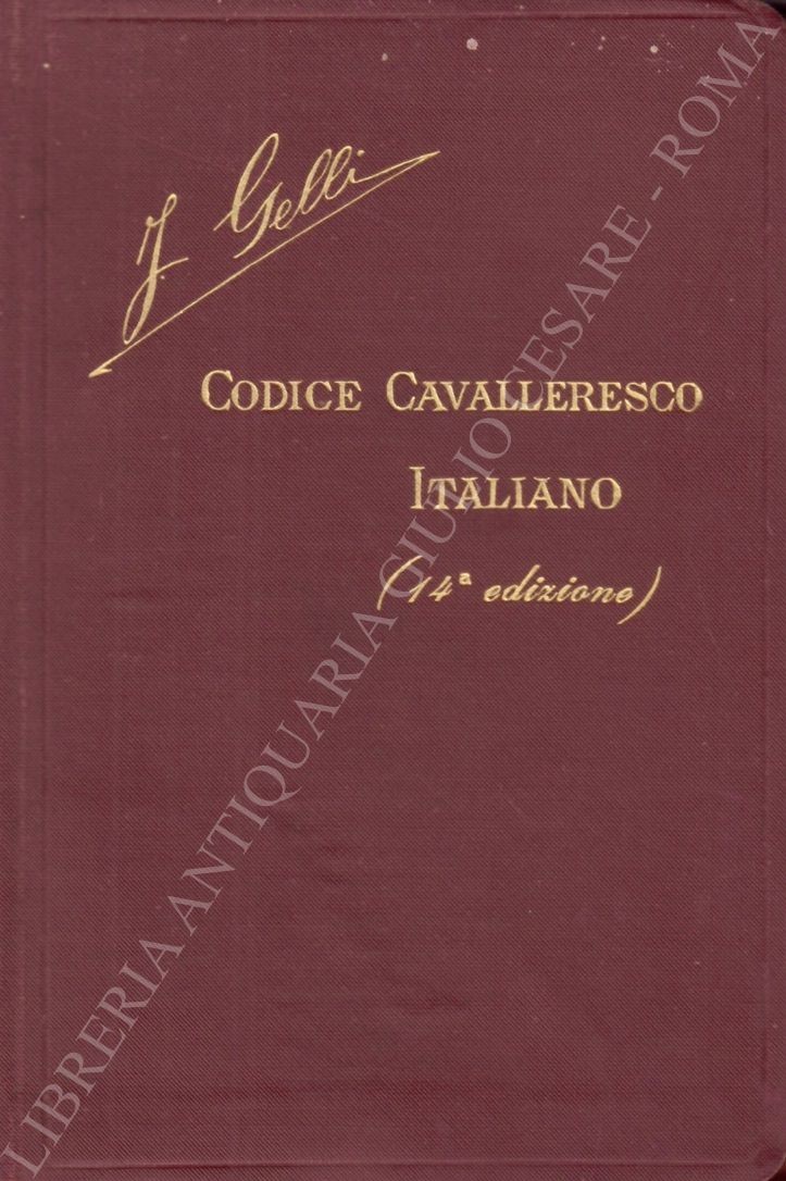 Codice cavalleresco italiano