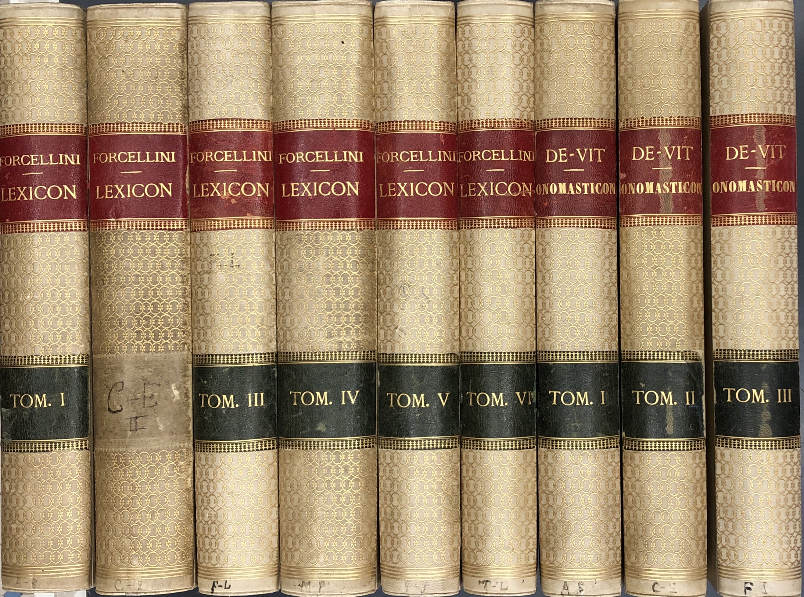 Totius latinitatis Lexicon opera et studio