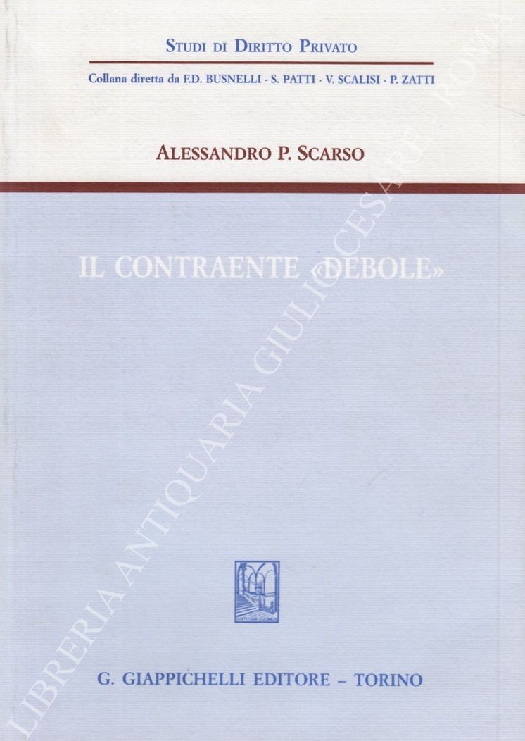 Il contraente debole