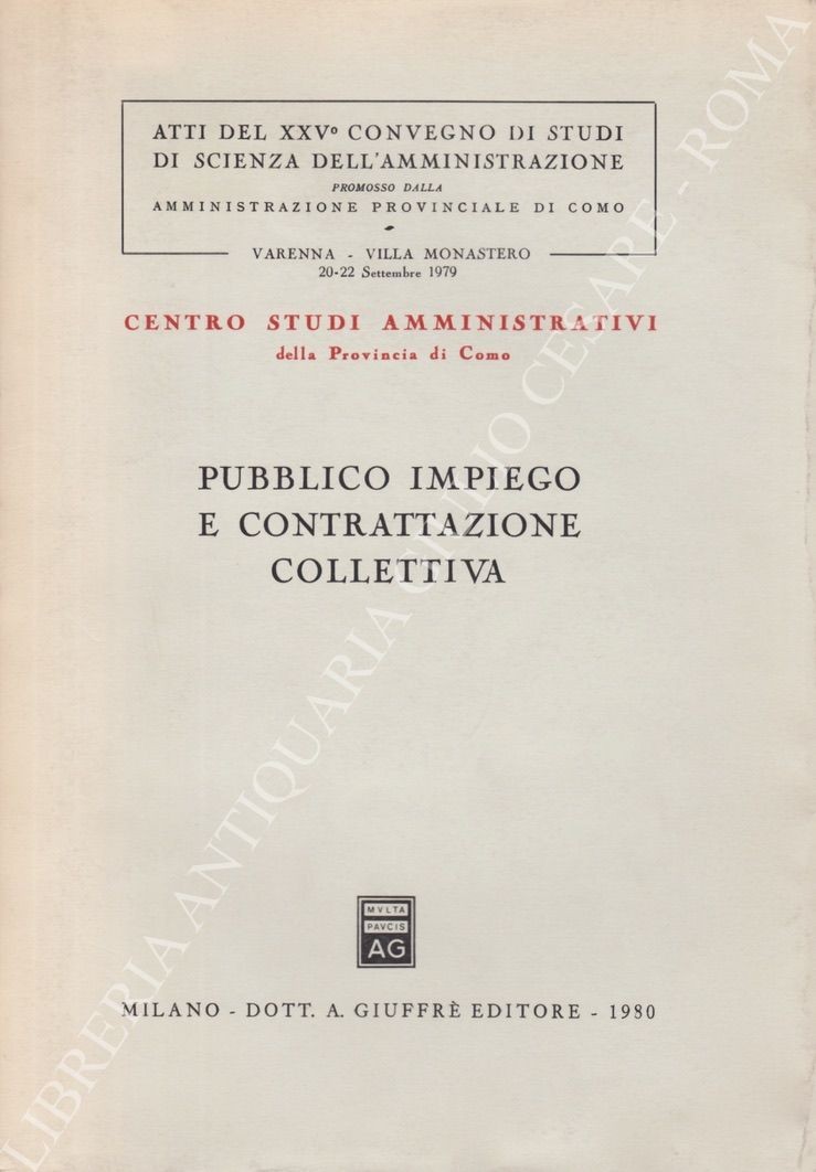 Pubblico impiego e contrattazione collettiva