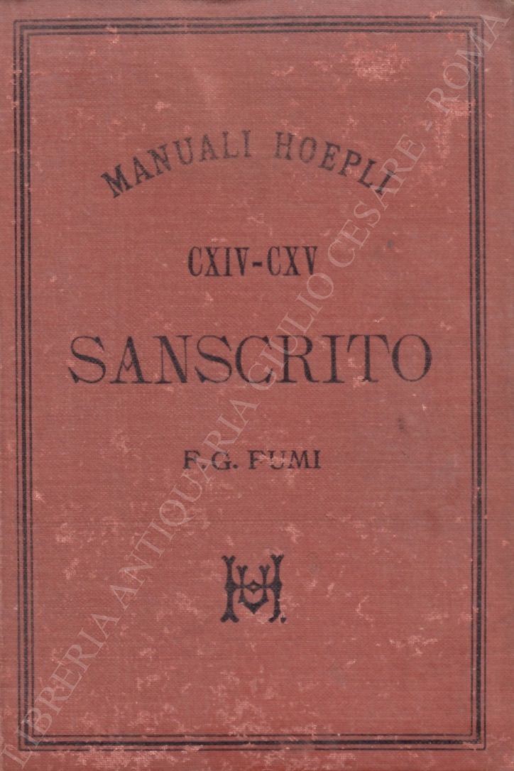 Avviamento allo studio del sanscrito