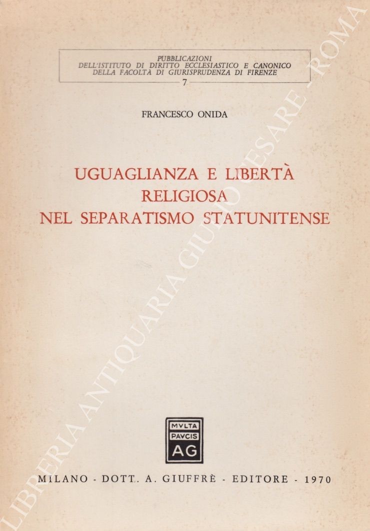 Uguaglianza e libertà religiosa nel separatismo statunitense