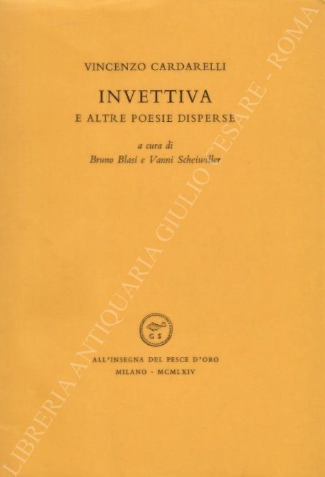 Invettiva e altre poesie disperse