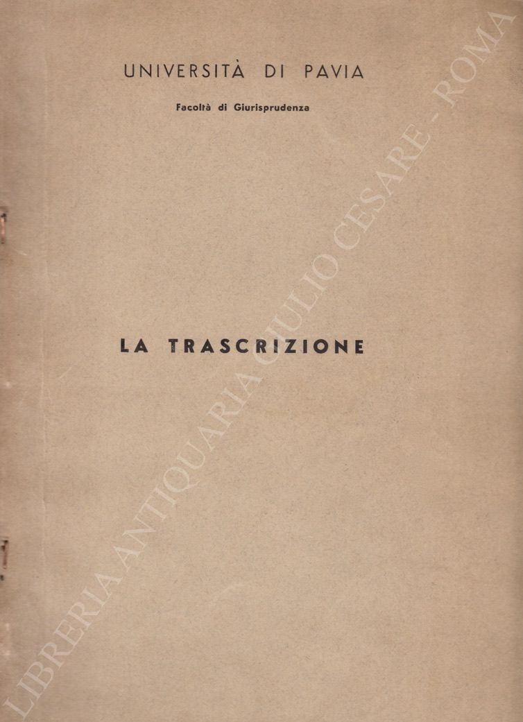 La trascrizione