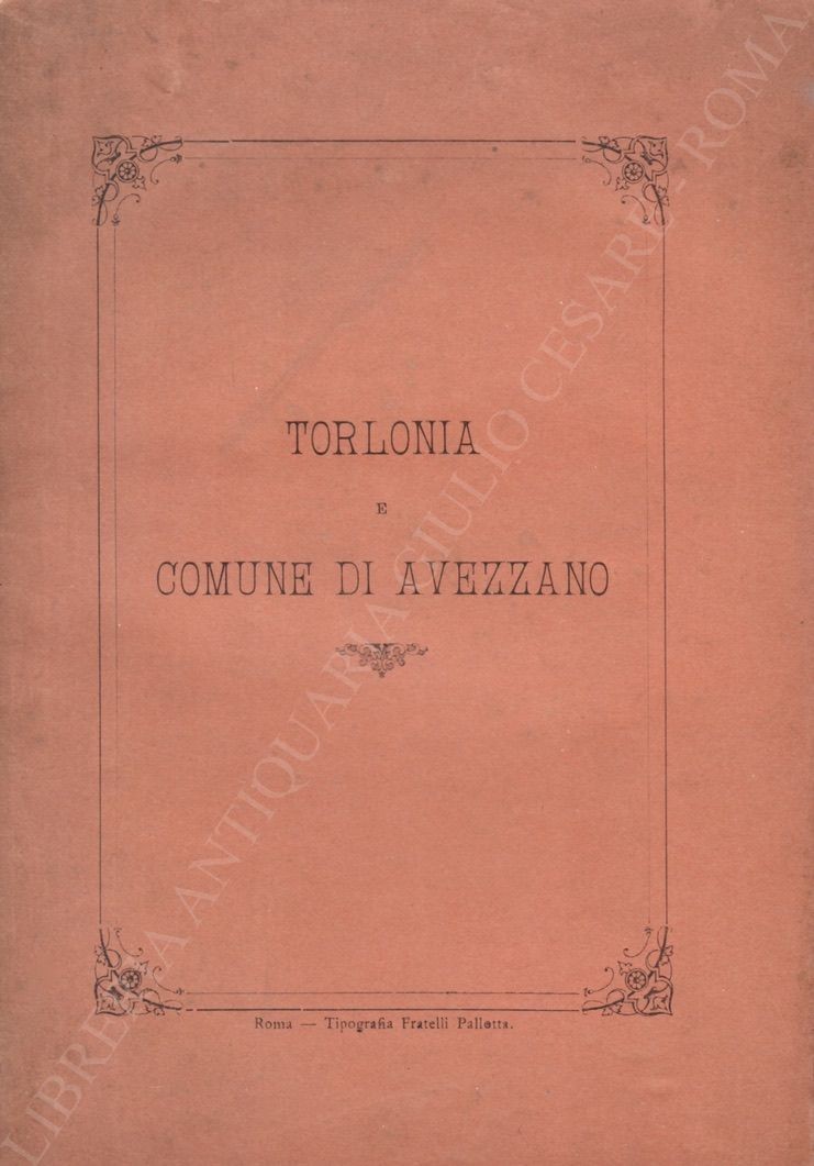 Torlonia e Comune di Avezzano