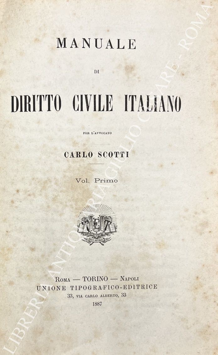 Manuale di diritto civile italiano