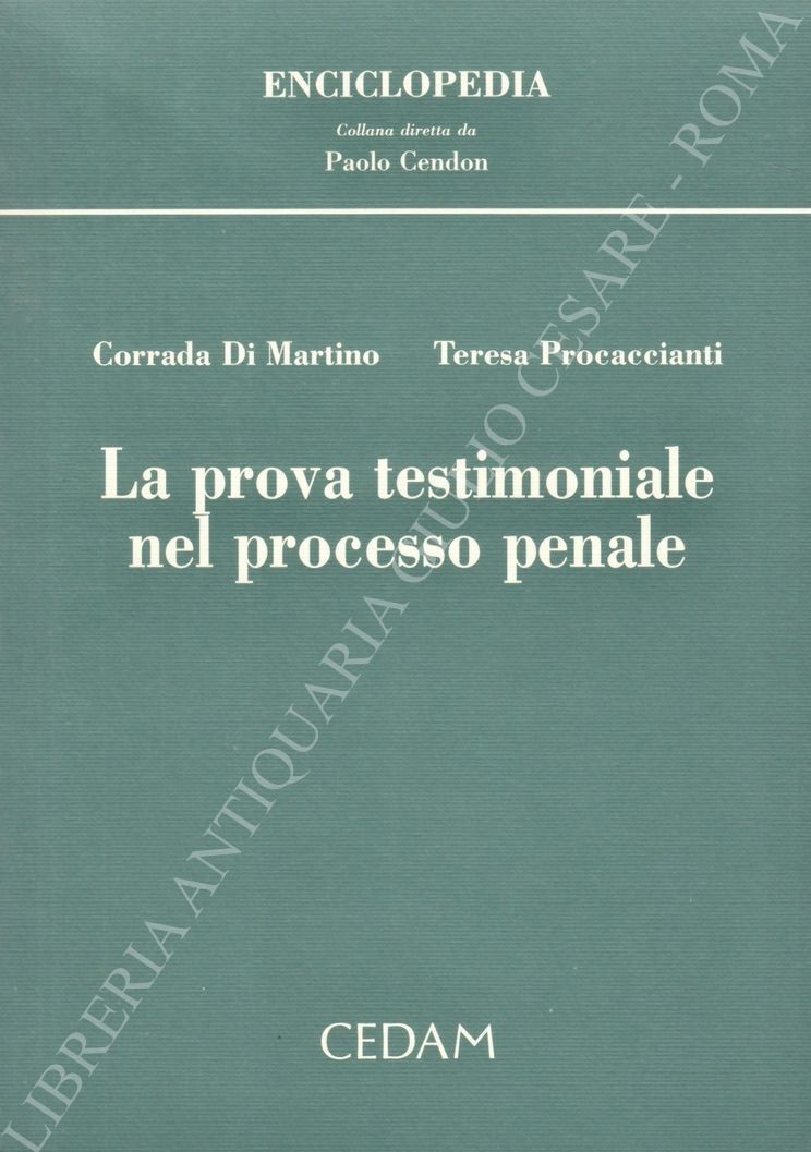 La prova testimoniale nel processo penale