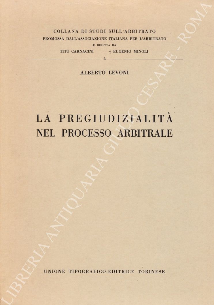 La pregiudizialità nel processo arbitrale