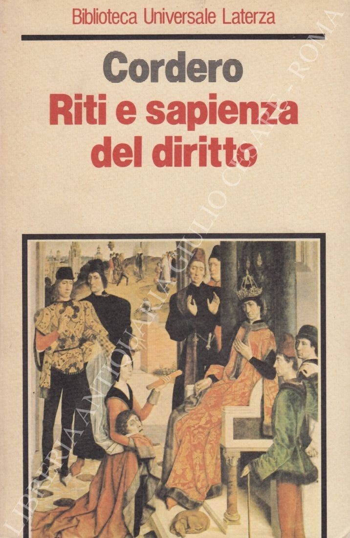 Riti e sapienza del diritto