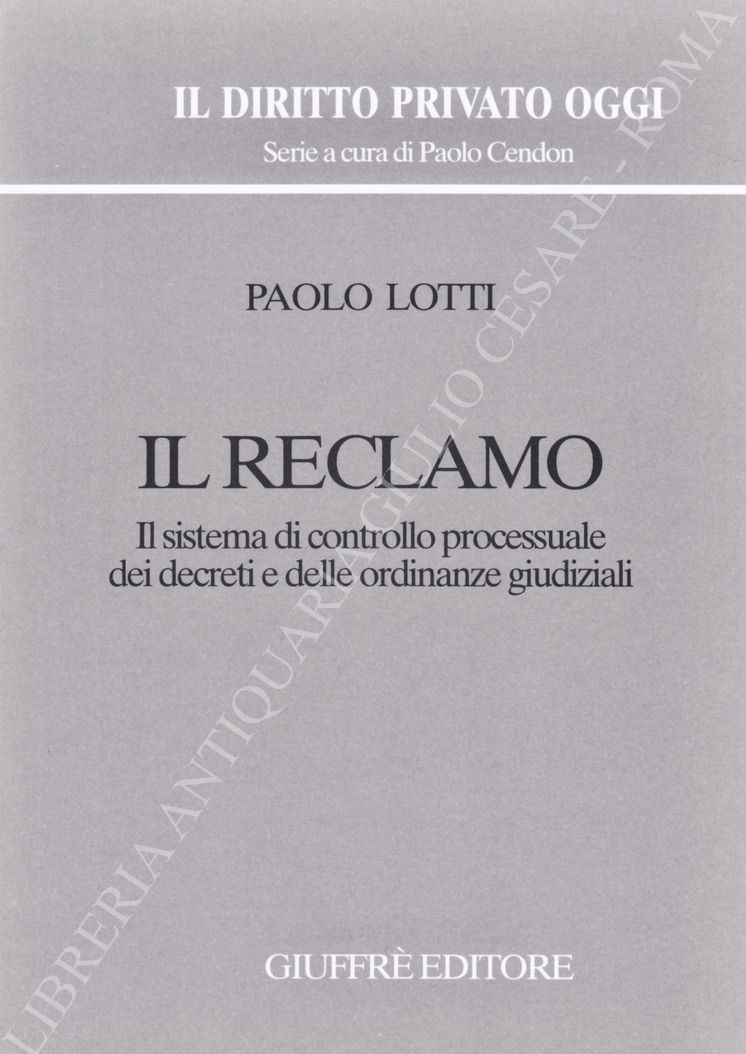 Il reclamo