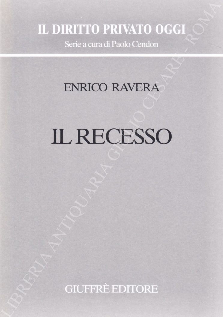 Il recesso