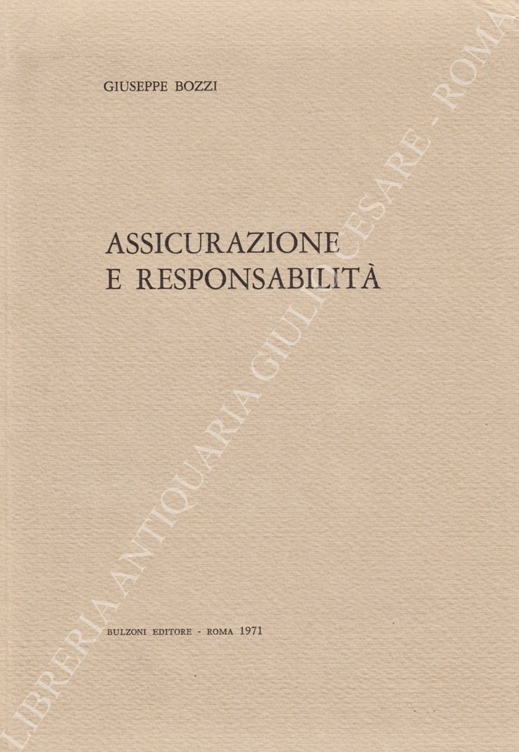 Assicurazione e responsabilità