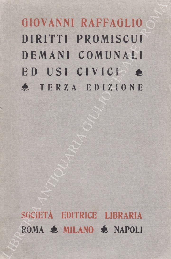 Diritti promiscui, demani comunali ed usi civici