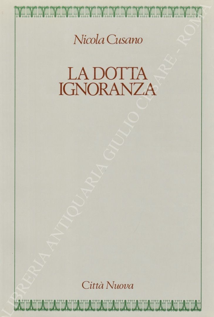 La dotta ignoranza