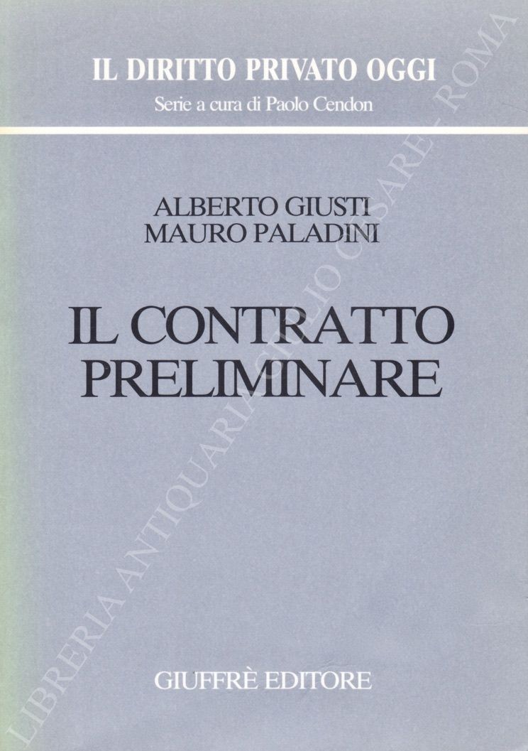 Il contratto preliminare