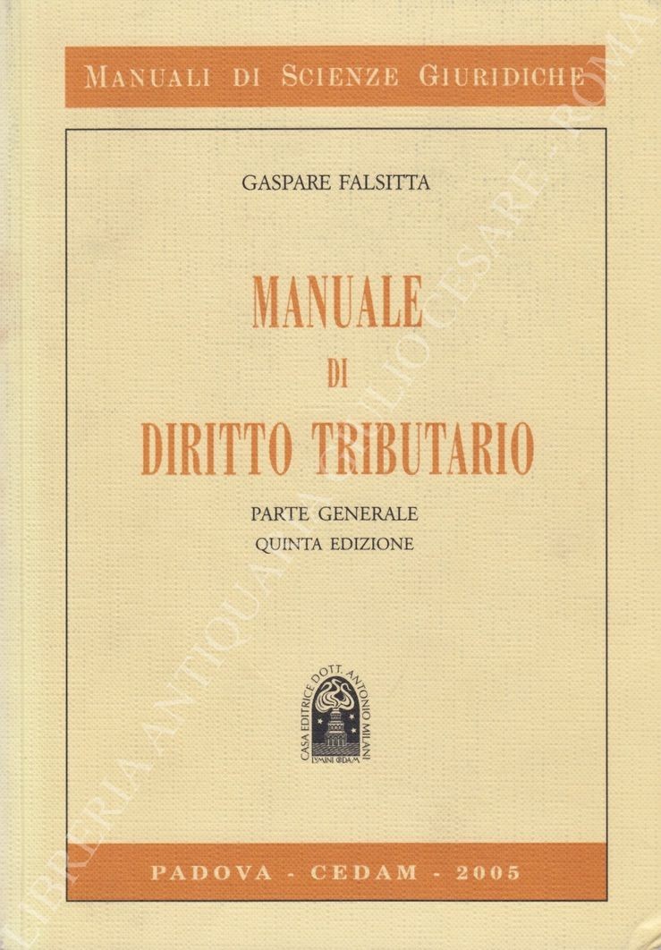 Manuale di diritto tributario