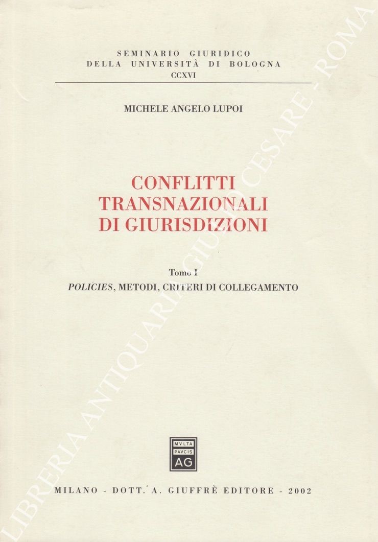 Conflitti transnazionali di giurisdizioni