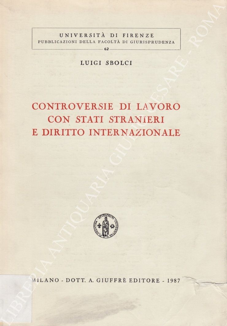 Controversie di lavoro con stati stranieri