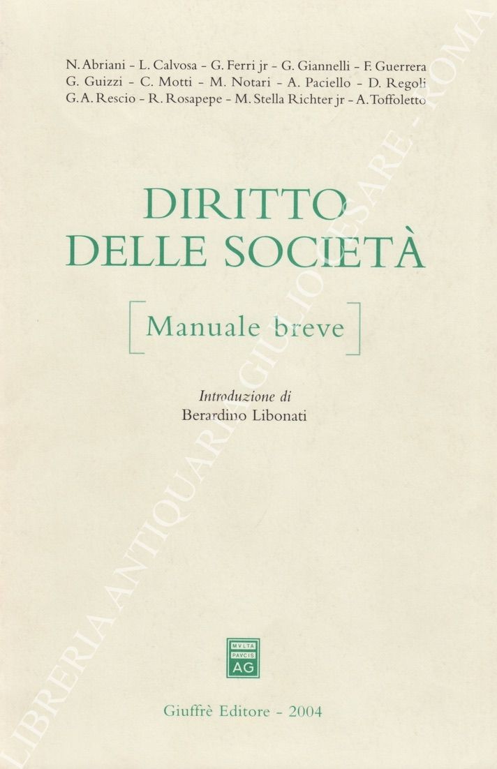 Diritto delle società